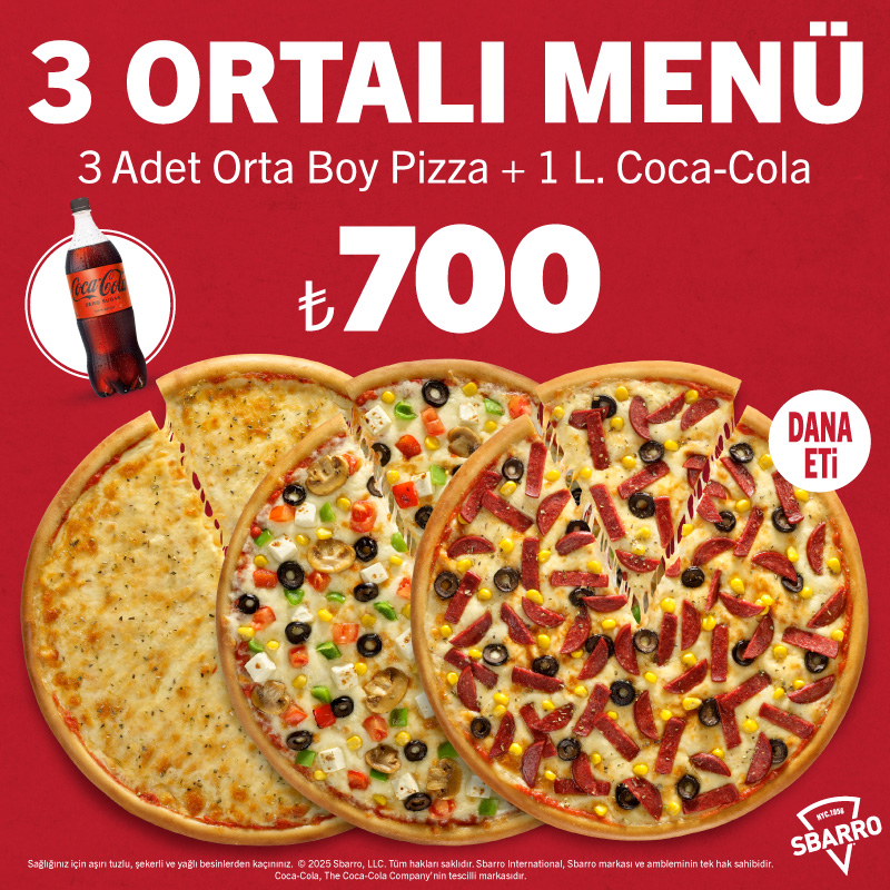 3 Orta’lı Menü