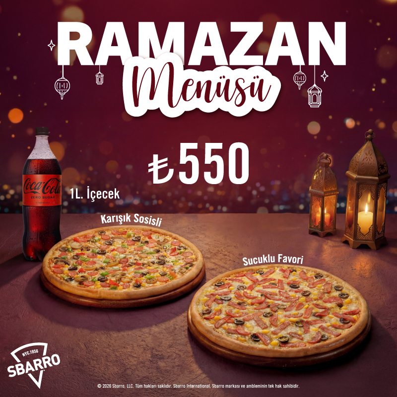Sbarro Ramazan Menüsü