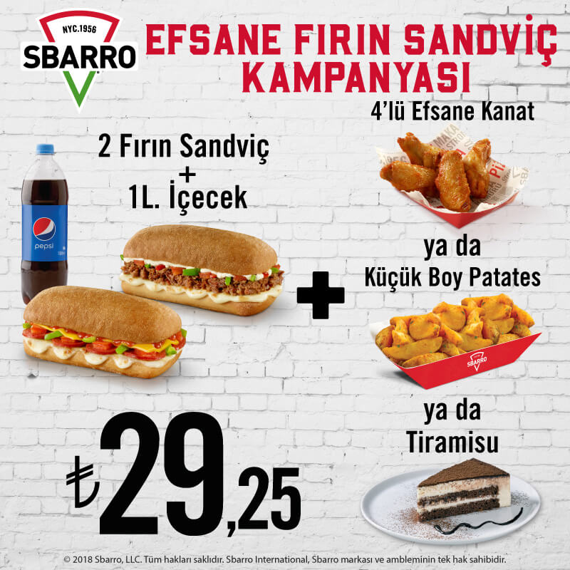 Efsane Fırın Sandviç Kampanyası!