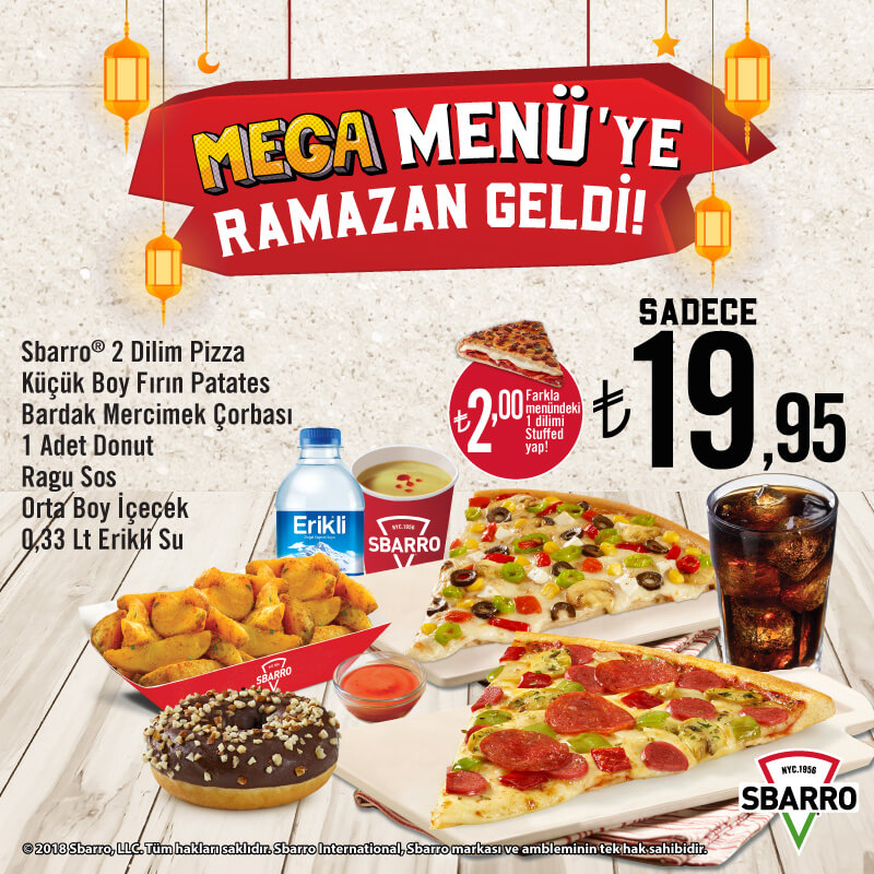 Mega Menü'ye Ramazan Geldi!