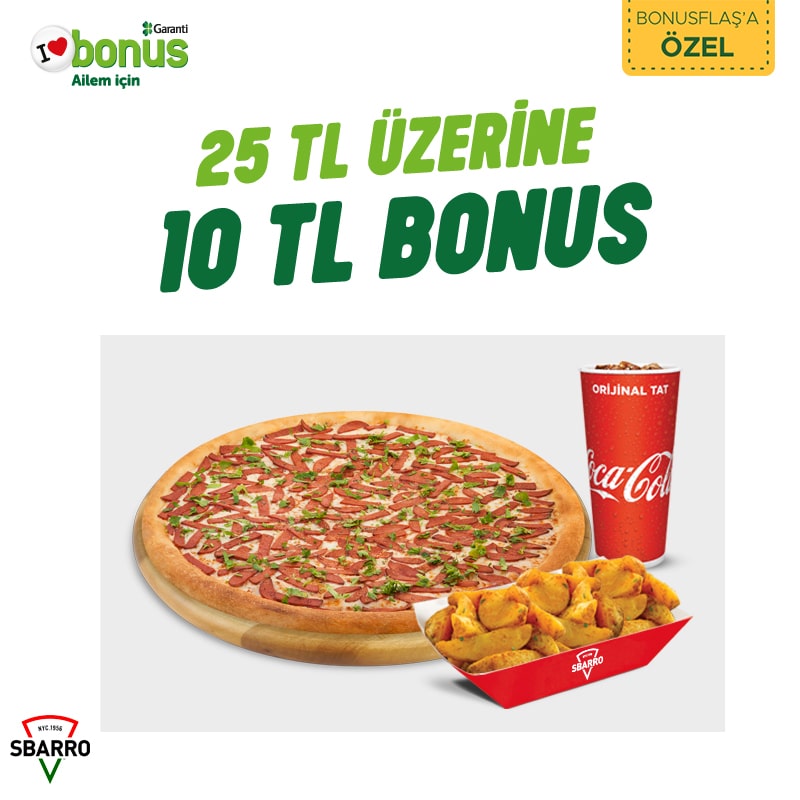 Sbarro® Bonus Flaş Kampanyası