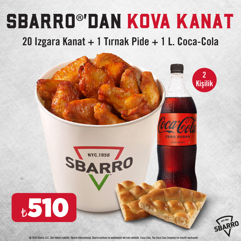 Sbarro®’dan 20'li Kanat Kova Kampanyası
