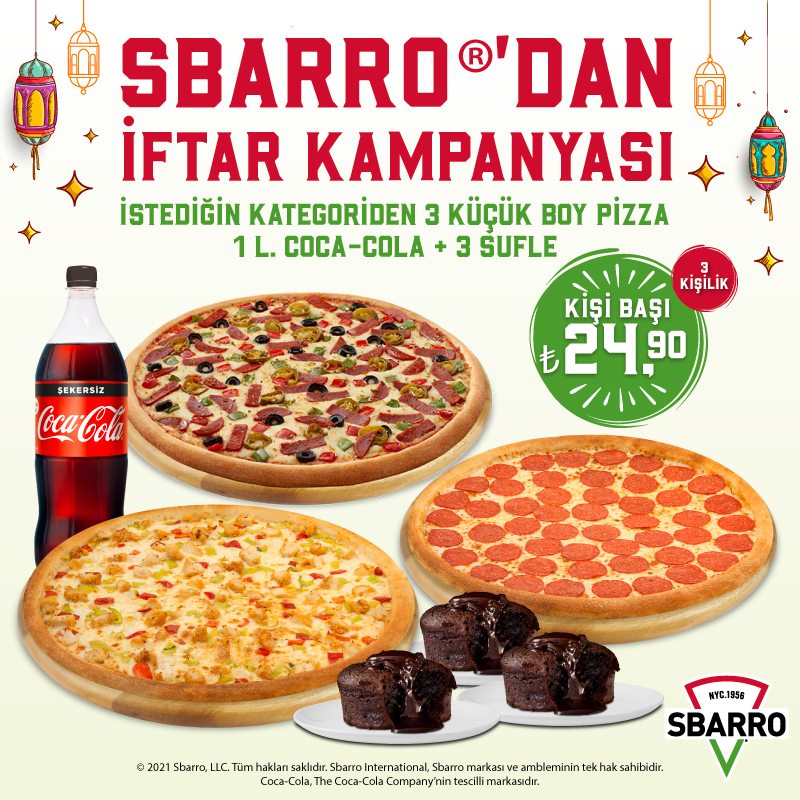 Sbarro’dan İftar Kampanyası