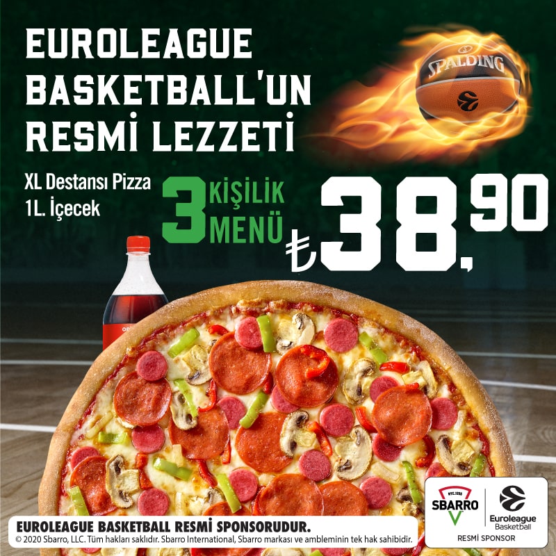 Sbarro® Euroleague Menü
