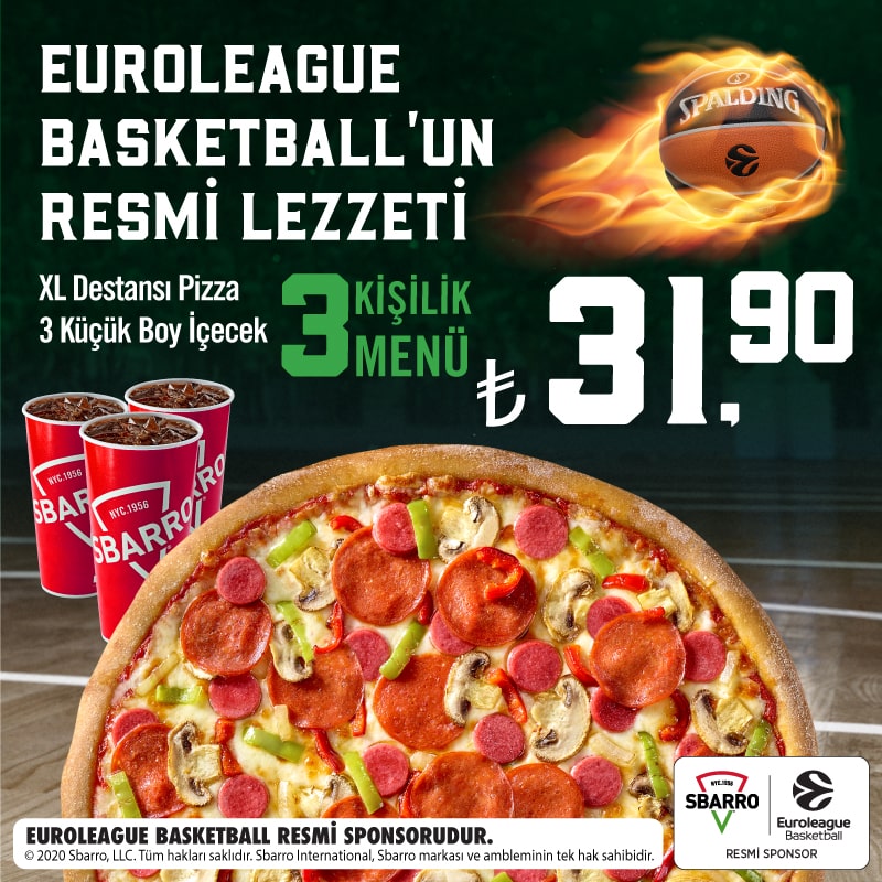 Sbarro® Euroleague Menü