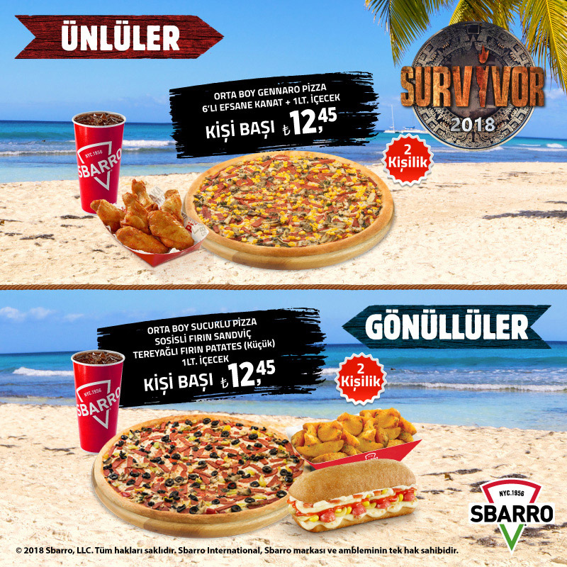 Survivor Menüleri Yenilendi! Lezzete Doyma Zamanı!