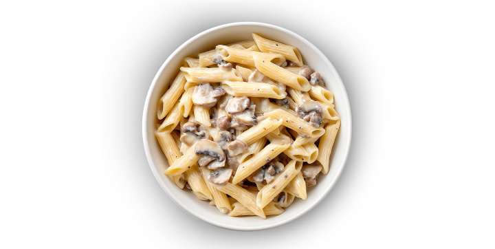 Kremalı Mantarlı Penne